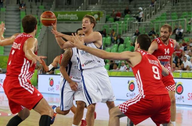 Kroatijos krepšininkai be vargo nugalėjo suomius