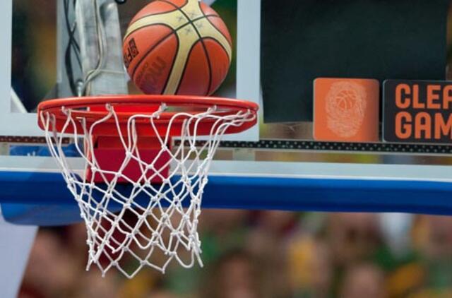 Makedonai per treniruotę nulaužė krepšio lanką