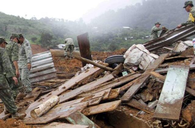 Meksikoje auga žuvusiųjų per audras skaičius