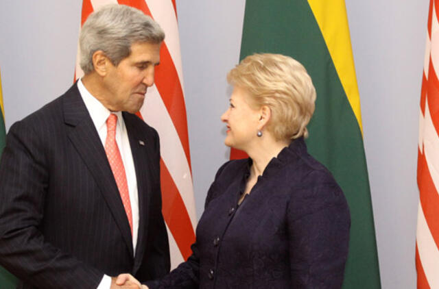 Prezidentė susitiko su JAV Valstybės sekretoriumi