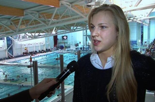 Rūta Meilutytė ketina ne tik pasitreniruoti rekonstruotame "Girstučio" baseine, bet ir pamokyti vaikus plaukti