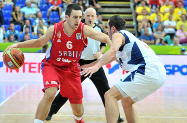 Serbijos ir Italijos krepšininkai iškovojo antrąsias pergales