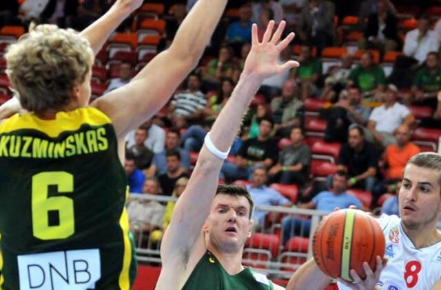 Skaičiai: Linas Kleiza su 0 naudingumo balų, drebančios Mindaugo Kuzminsko kinkos ir gelbėtojas Mantas Kalnietis