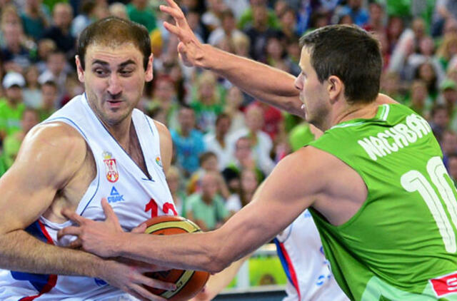 Slovėnijos krepšininkai Europos čempionate kovos dėl penktosios vietos