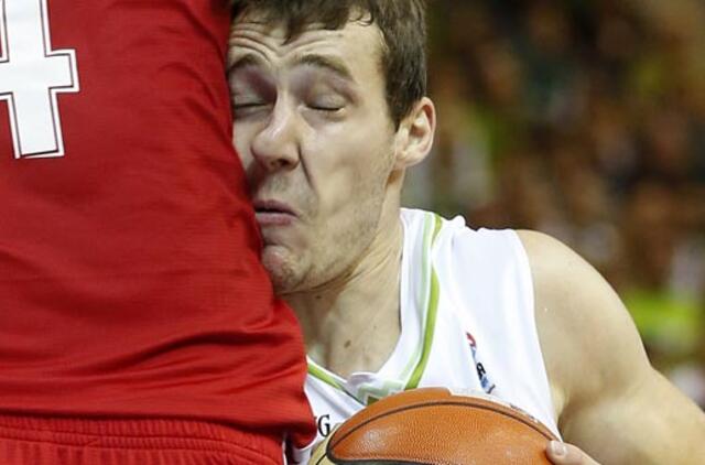 Slovėnijos krepšininkai Europos čempionate patyrė pirmąją nesėkmę