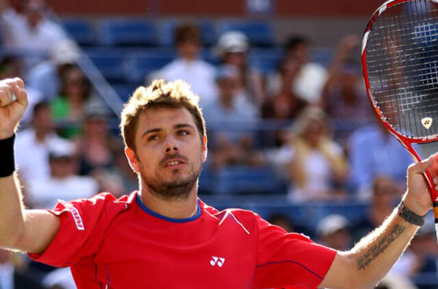 Šveicaras Stanislasas Vavrinka "US Open" turnyre įveikė britą Endį Miurėjų