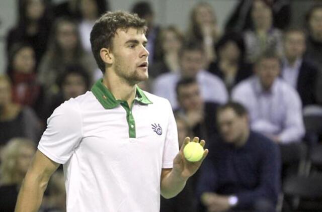 Tenisininkas Laurynas Grigelis Turkijoje iškopė į ketvirtfinalį