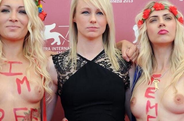 Venecijos kino festivalyje"Femen"pristatė filmą "Ukraina - ne viešnamis" (foto)