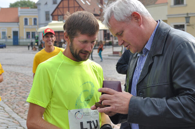 Vilnietis apibėgo Baltijos jūrą