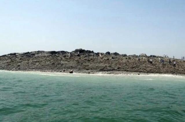 Žemės drebėjimas Pakistane suformavo naują salą