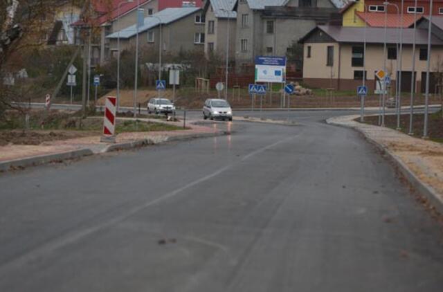 Atnaujintas eismas rekonstruota Joniškės gatve