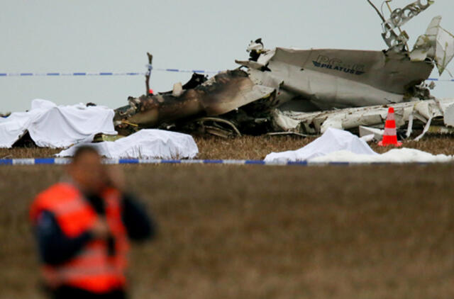 Belgija: per lėktuvo katastrofą žuvo 11 žmonių
