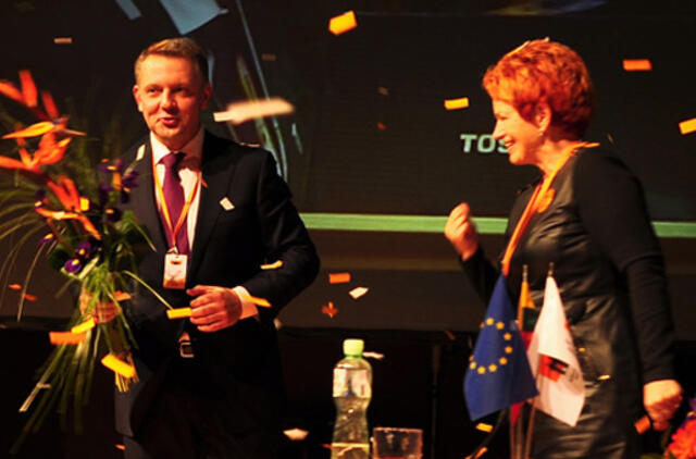 Eligijus Masiulis perrinktas partijos pirmininku