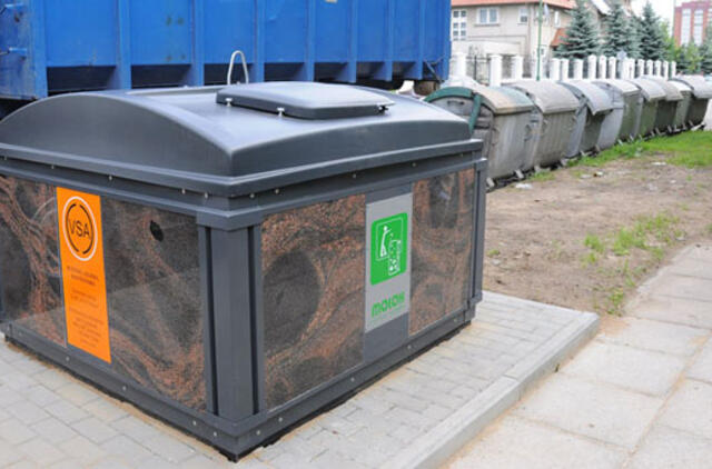 Požeminių konteinerių teks dar palaukti