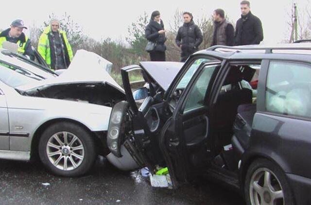 Emigranto kelionę į muitinę nutraukė avarija