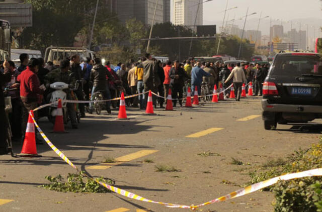 Kinija: Šansi provincijos sostinėje nugriaudėjo keli sprogimai