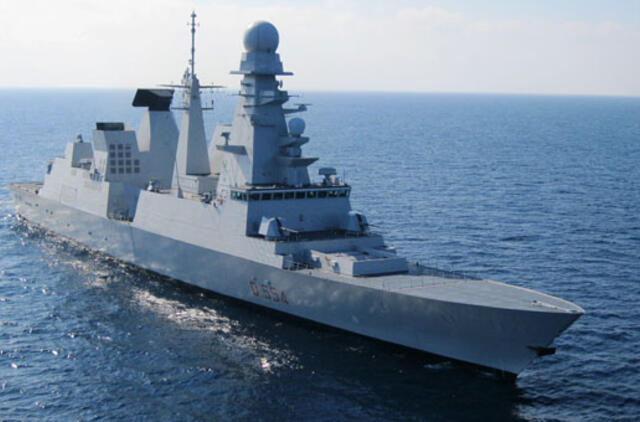 Klaipėdoje - Italijos karinių jūrų pajėgų laivas