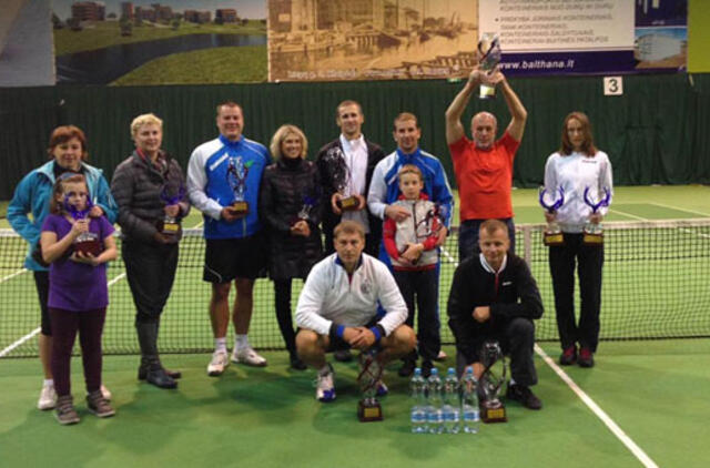 Klaipėdos tenisininkams - medalių lietus
