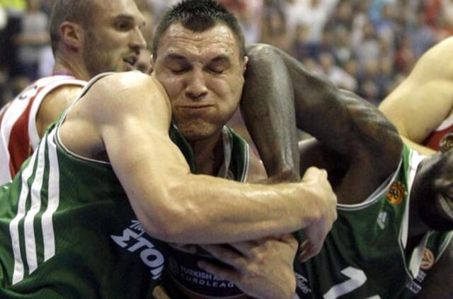 Krepšininkas Jonas Mačiulis pelnė 19 taškų, tačiau "Panathinaikos" pralaimėjo