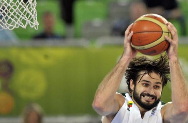 Krepšininkas Linas Kleiza Turkijoje pelnė 7 taškus
