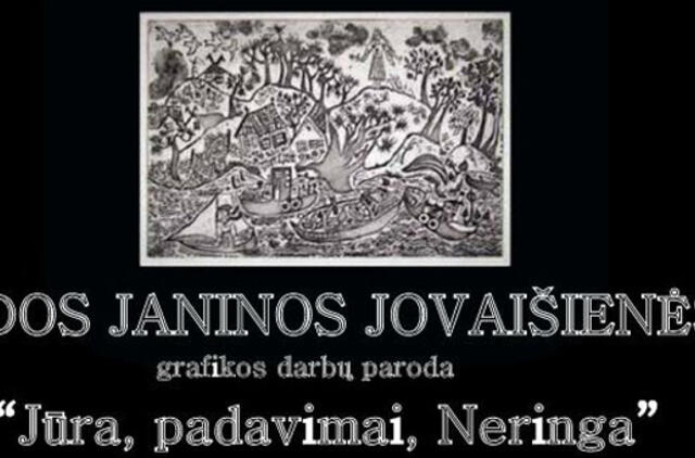 Kviečia Vidos Janinos Jovaišienės grafikos darbų paroda "Jūra, padavimai, Neringa"