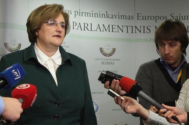 Loreta Graužinienė: Prezidentės teikti projektai paruošti nekokybiškai