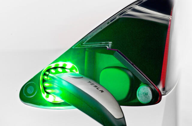 "Tesla" akcijų vertė smuko dėl sumenkusios gamybos