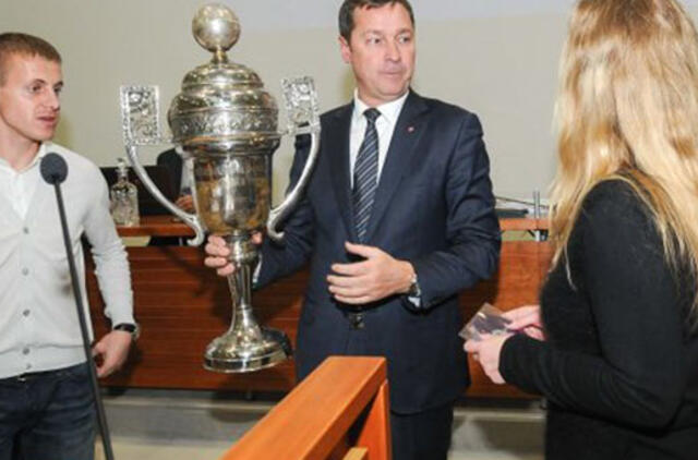 "Žalgirio" trofėjai - Vilniaus miesto savivaldybėje