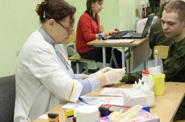 Dragūnų batalione - kraujo donorystės akcija