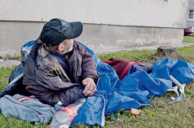 Uždelsė pastogės benamiams paieškas