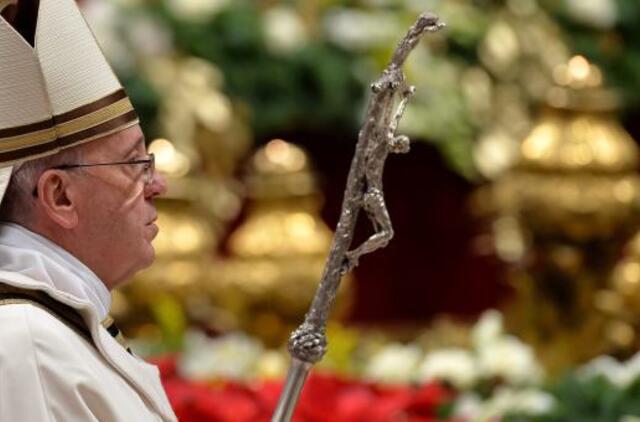 Vatikane popiežius Pranciškus aukojo pirmąsias savo Piemenėlių mišias