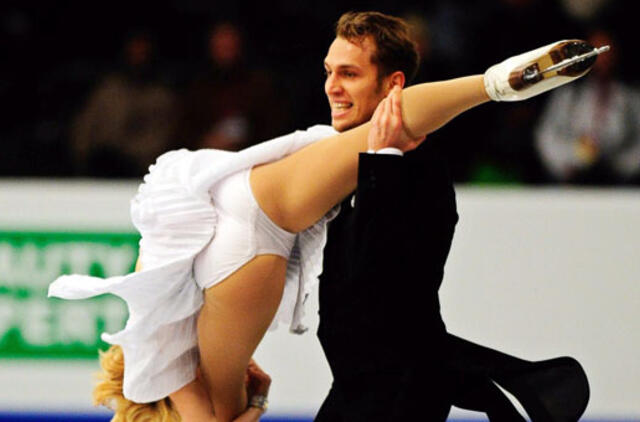 Čiuožėjai Izabela Tobajas ir Deividas Stagniūnas Europos čempionate - devinti