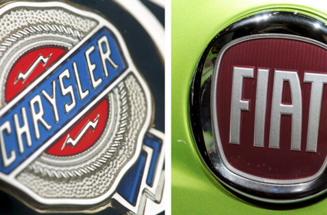 "Fiat" išpirks likusias "Chrysler" akcijas
