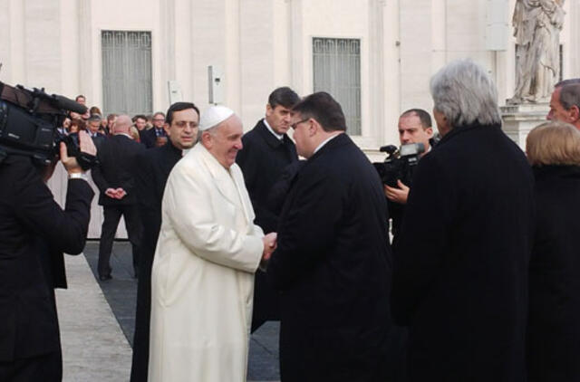 Linas Linkevičius pakvietė popiežių atvykti į Lietuvą