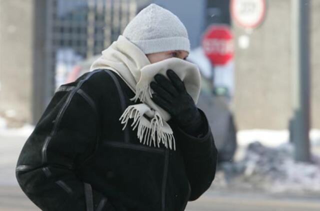 Šaltis atlėgo, bet atsipūsti neleis žvarbus vėjas