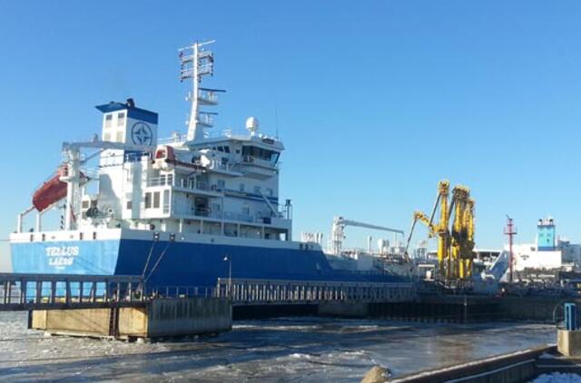 Tanklaivis Į Klaipėdą atplukdė suomiško arktinio dyzelino