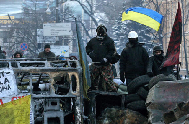 Ukrainos parlamentas spręs, ar atšaukti protestus sugriežtinusį įstatymą