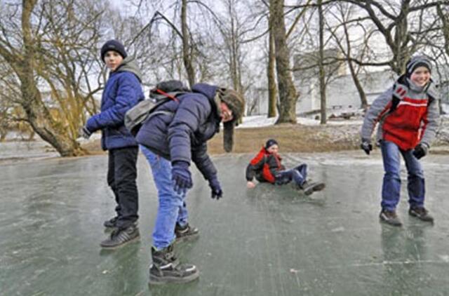 Žiemos šalčiai atpūtė ir pramogų