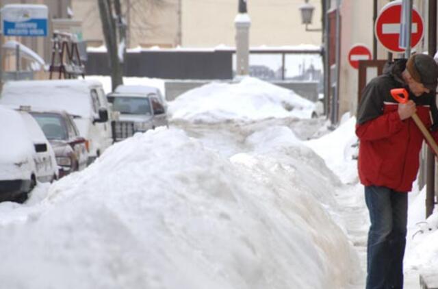 Ateityje visą žiemą neištirpęs sniegas prilygs stebuklui?