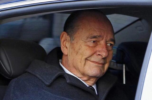 Buvęs Prancūzijos prezidentas Žakas Širakas paguldytas į ligoninę