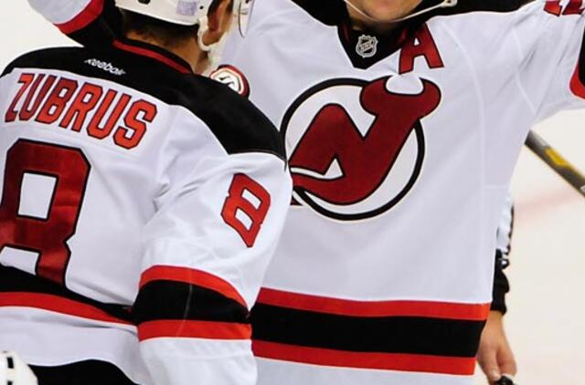 "Devils" su Dainiumi Zubrumi nugalėjo "Blue Jackets" komandą