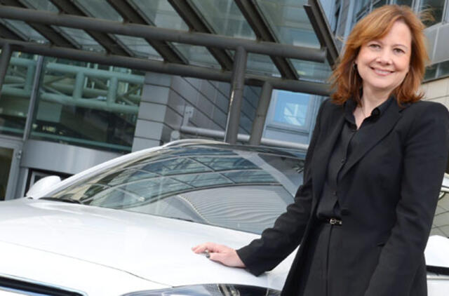 "General Motors" naujosios vadovės atlyginimas sieks 14,4 mln. dolerių