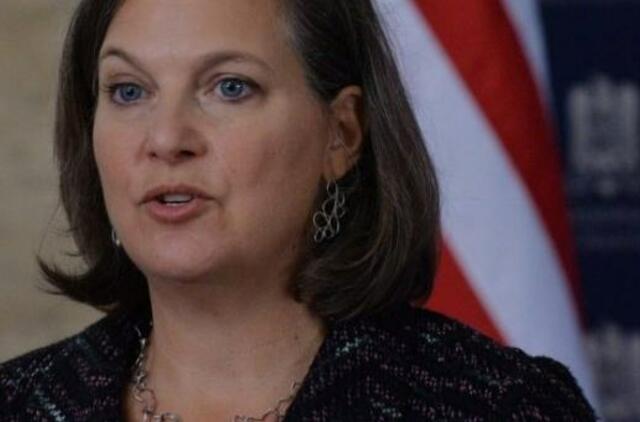 JAV diplomatė ES pastangas įvertino keiksmažodžiu (video)
