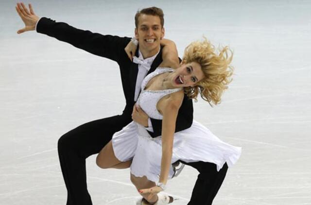 Lietuvos ledo šokių pora po trumposios programos - septyniolikta