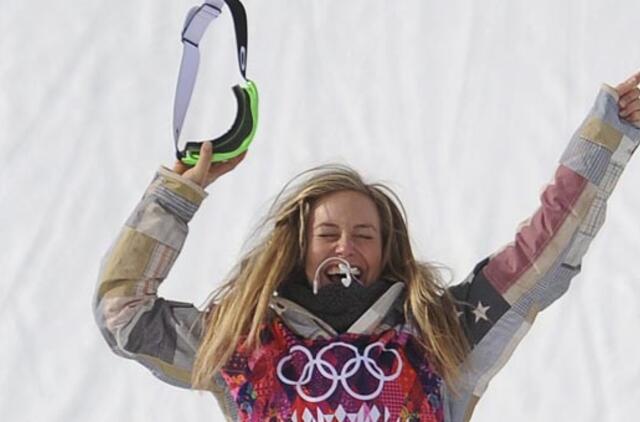 Moterų snieglenčių varžybose - amerikietės Džeimės Anderson pergalė