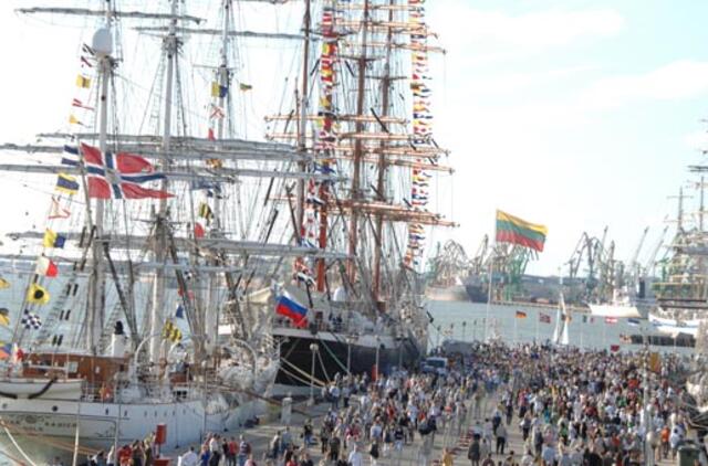 Nori tapti "Tall Ships Regatta" starto uostu
