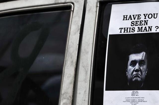 Paskelbta tarptautinė Viktoro Janukovyčiaus paieška