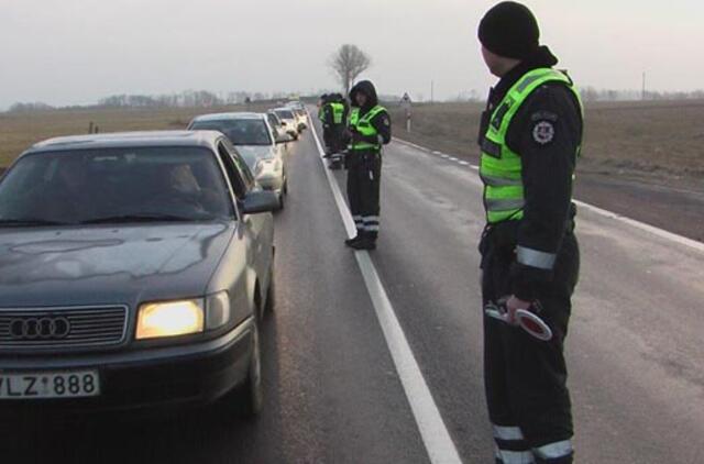 Per reidą įkliuvo per daug atsipalaidavę vairuotojai