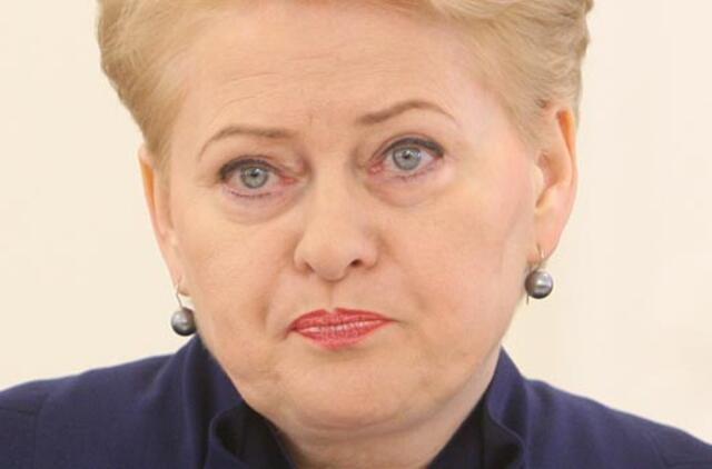 Prezidentė: "Gazprom" pasiūlymai yra svarstytini