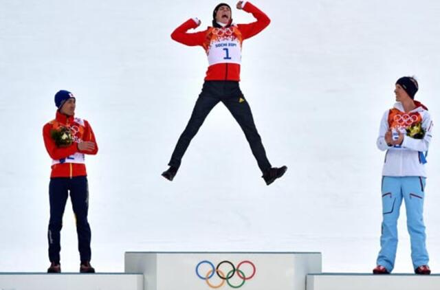 Sočio olimpinių žaidynių medalių lentelėje lydere išlieka Vokietija